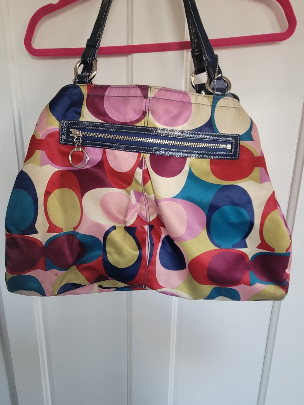Coach Y2k Signature Scarf Satin Tote